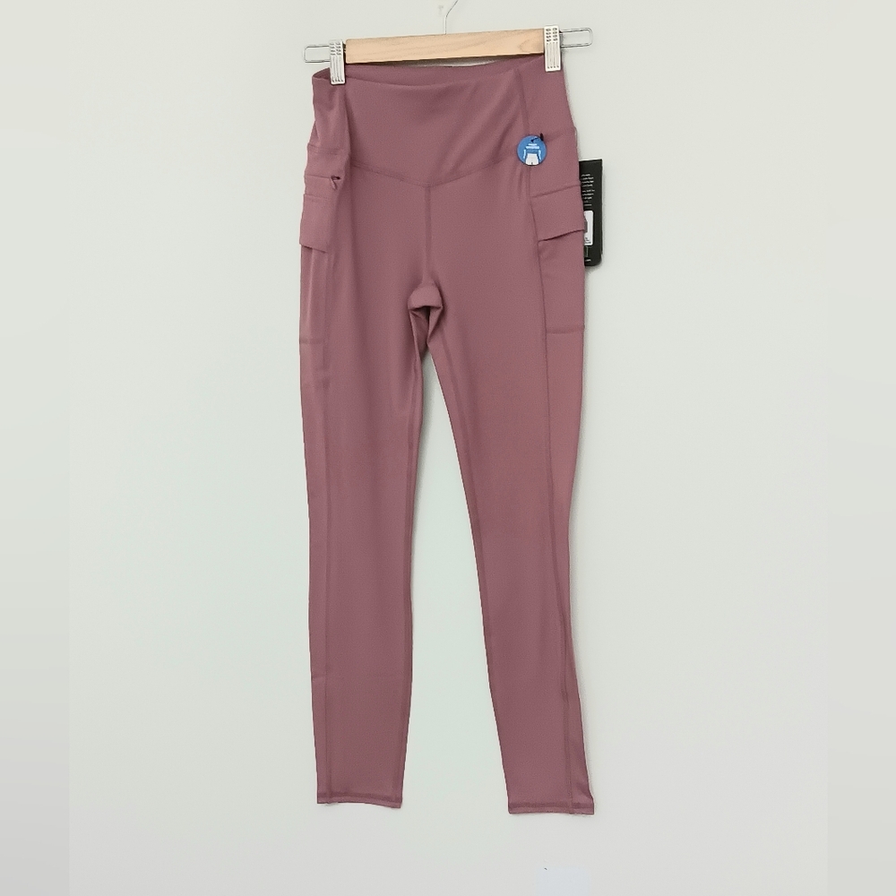 Sketchers Leggings Size XS GoWalk Alpine Trail High Waisted‎ Pink Goflex NEW